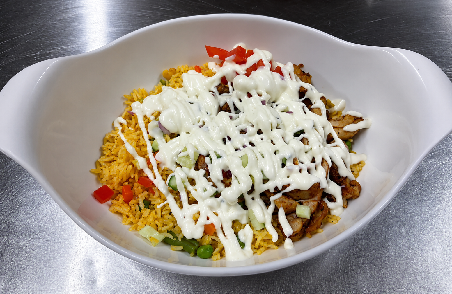 Chicken Shawarma Rice Bowl